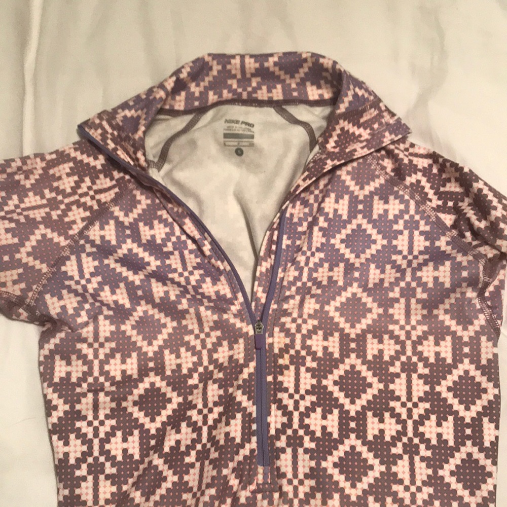 Nike pro Aztec quarter zip or half zip
